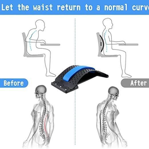 Multi-Level Back Stretcher Posture Corrector Device